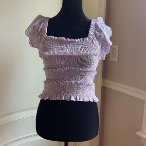 Womens smocked top